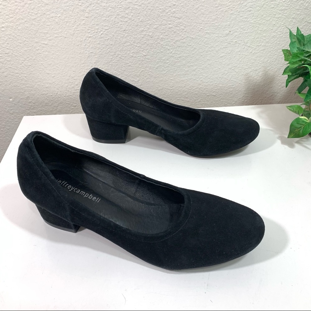 Jeffrey Campbell Bitsie Suede Pumps Heels - Picture 6 of 10
